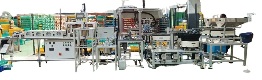 FULLY AUTOMATIC GUM COATING MACHINES
FOR AUTOMOTIVE BATTERY TERMINALS